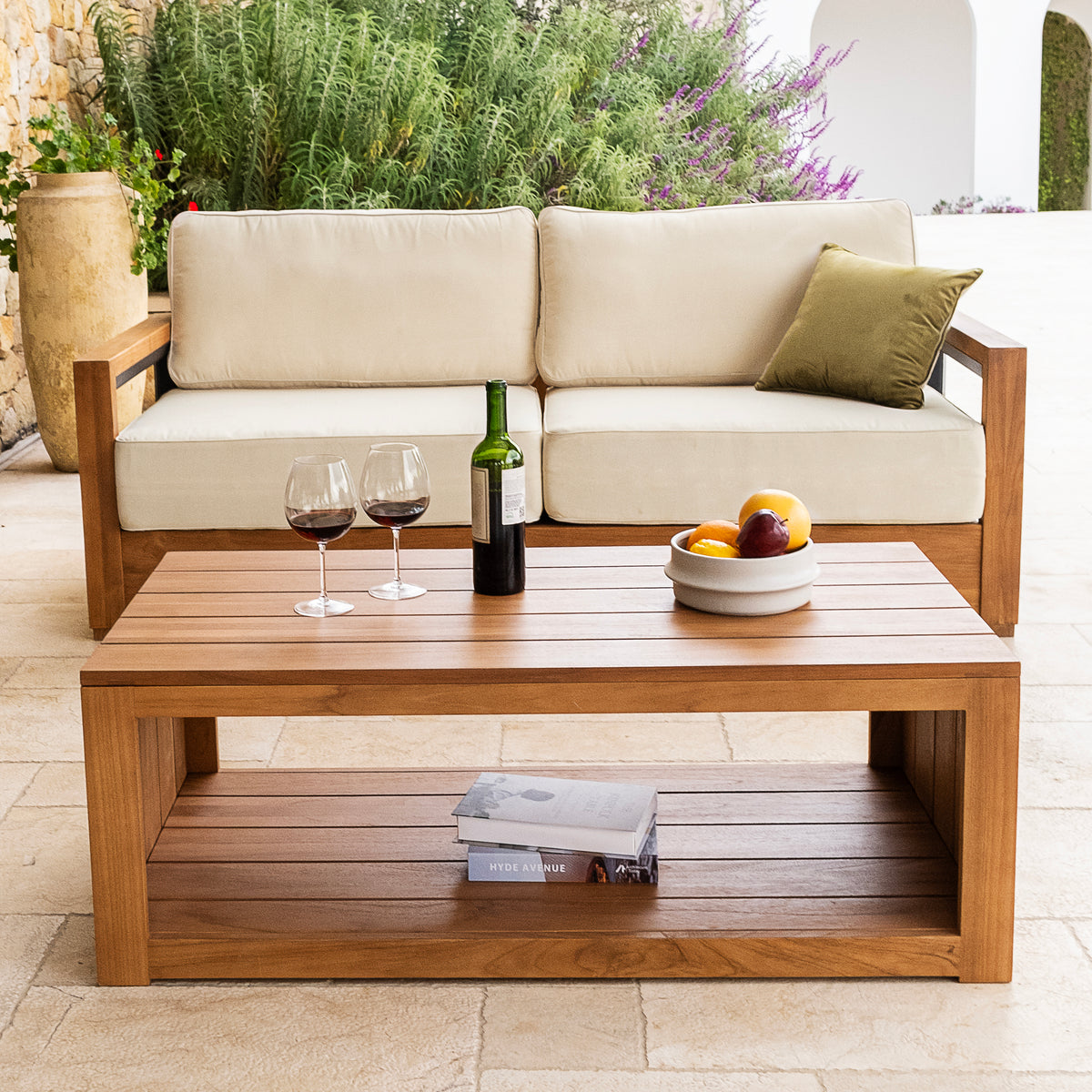 Hans Teak Wood Outdoor Coffee Table | Cambridge Casual