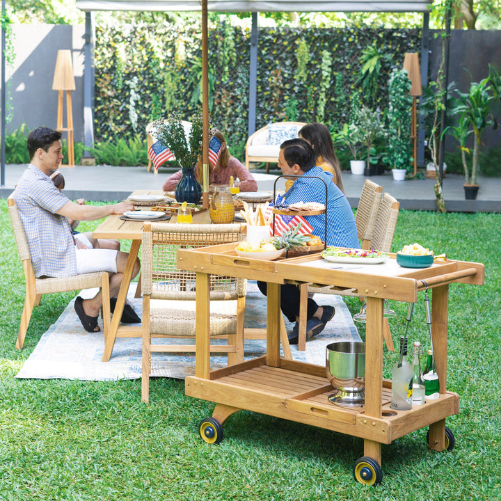 Blue Skies, Red Accents &amp; Resort Vibes: Turn Your Backyard Into a Summer-Ready Outdoor Haven - Cambridge Casual