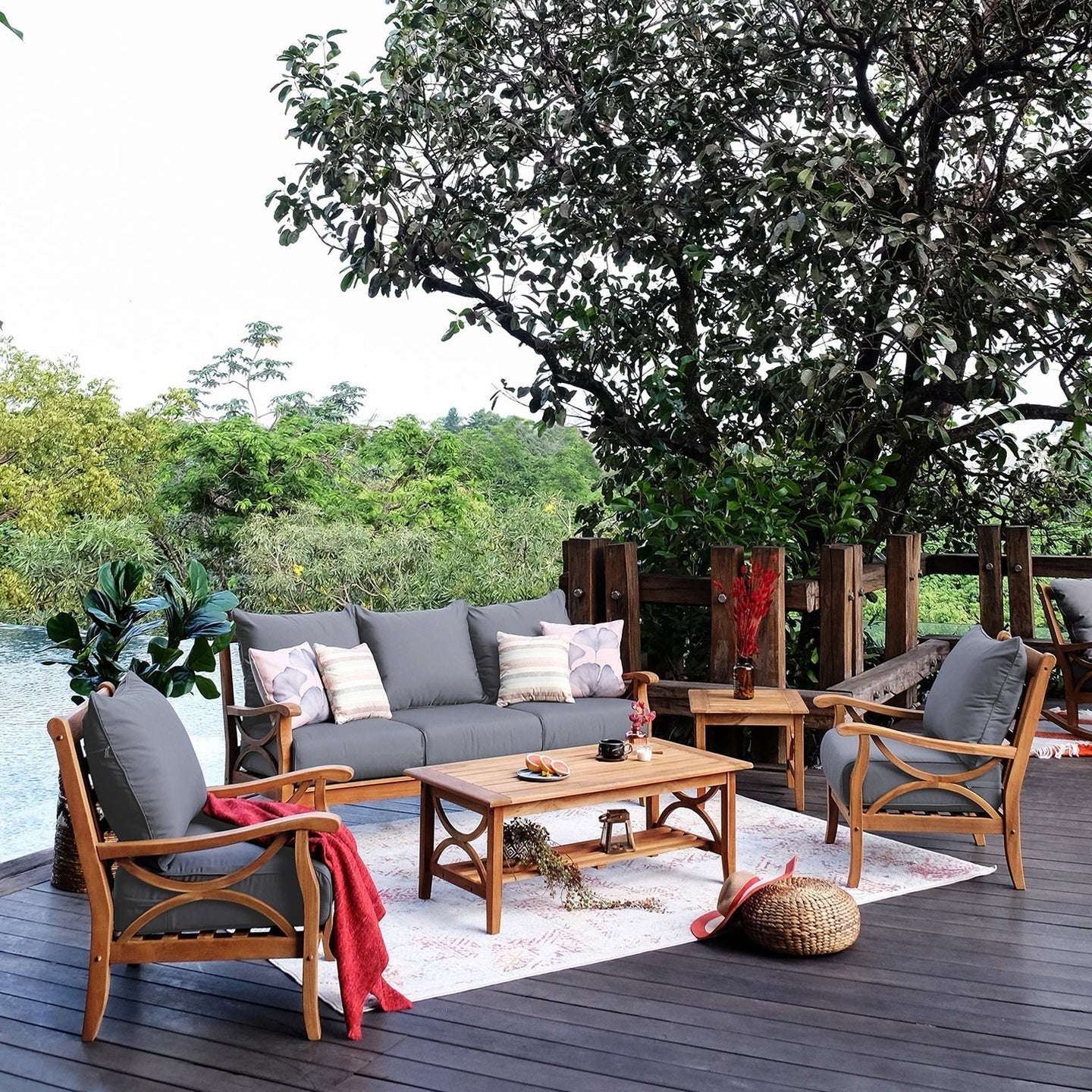 Modern Teak Patio Furniture for Stylish Outdoor Living – Discover Abbington by Cambridge Casual