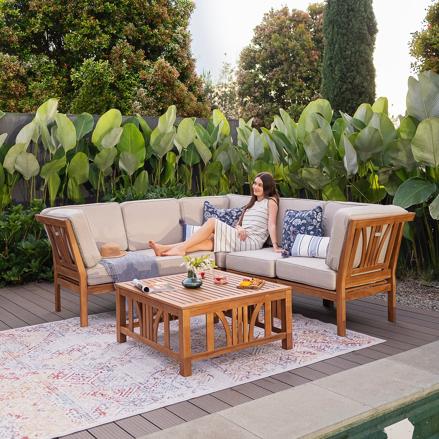Redefine Outdoor Living with Teak Patio Furniture – Step Outside, Summer Awaits!
