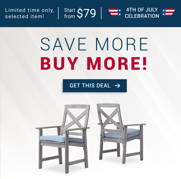 4th of July Inspiration: Teak Outdoor Furniture Ideas by Cambridge Casual