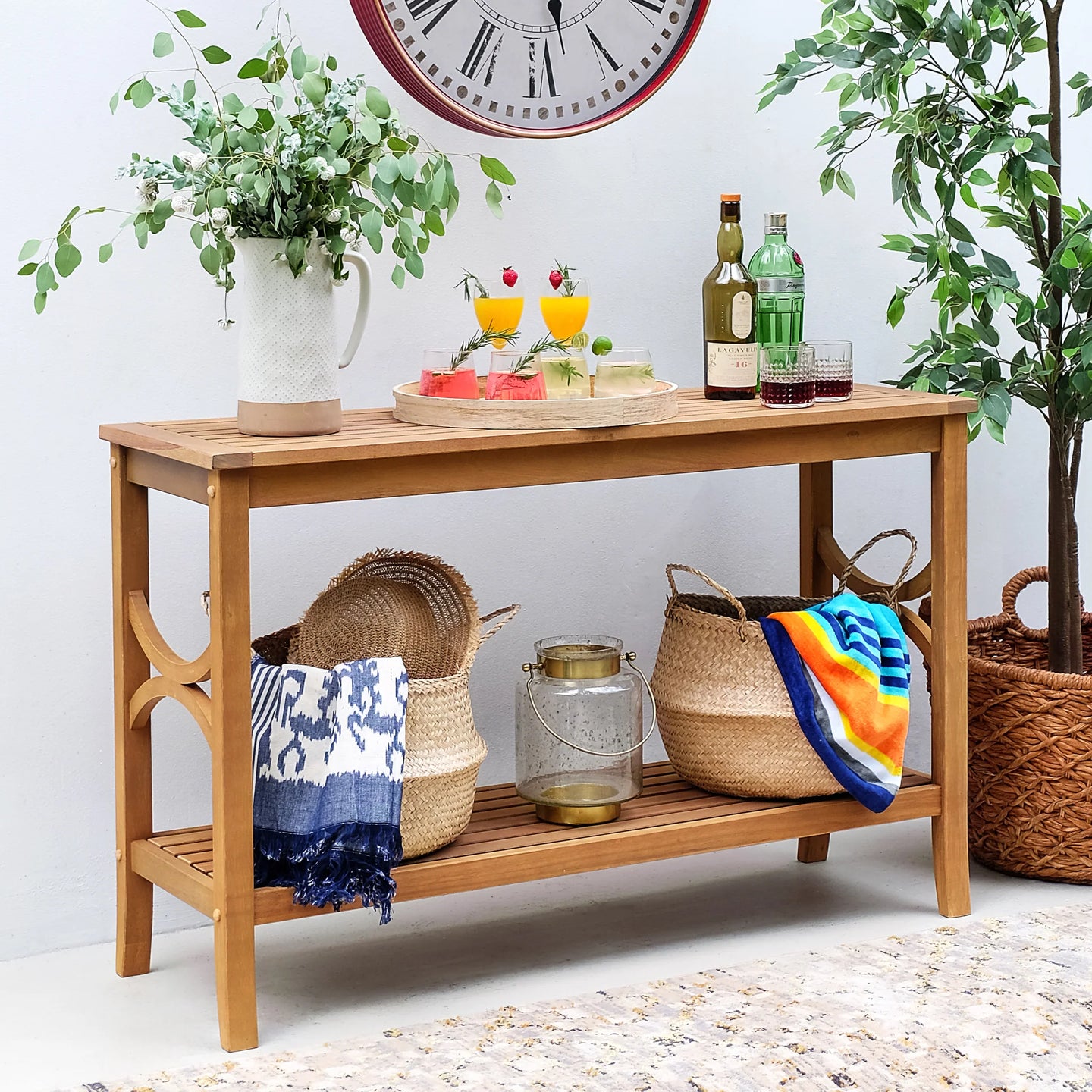 How to Choose the Perfect Console Table with Storage for Your Outdoor Space