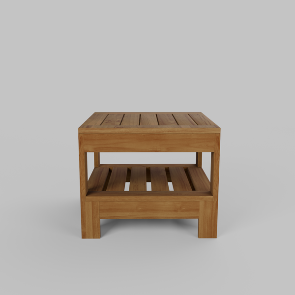 Logan Teak Wood Outdoor Side Table