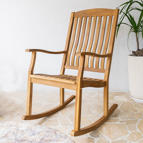 Richmond Teak Wood Porch Rocking Chair