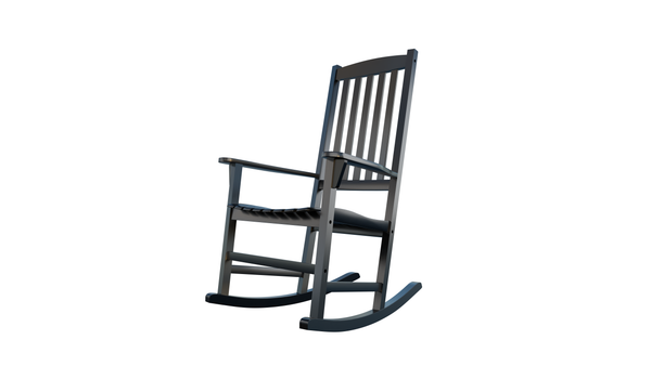 Alston Mahogany Wood Red Porch Rocking Chair (Set of 2)