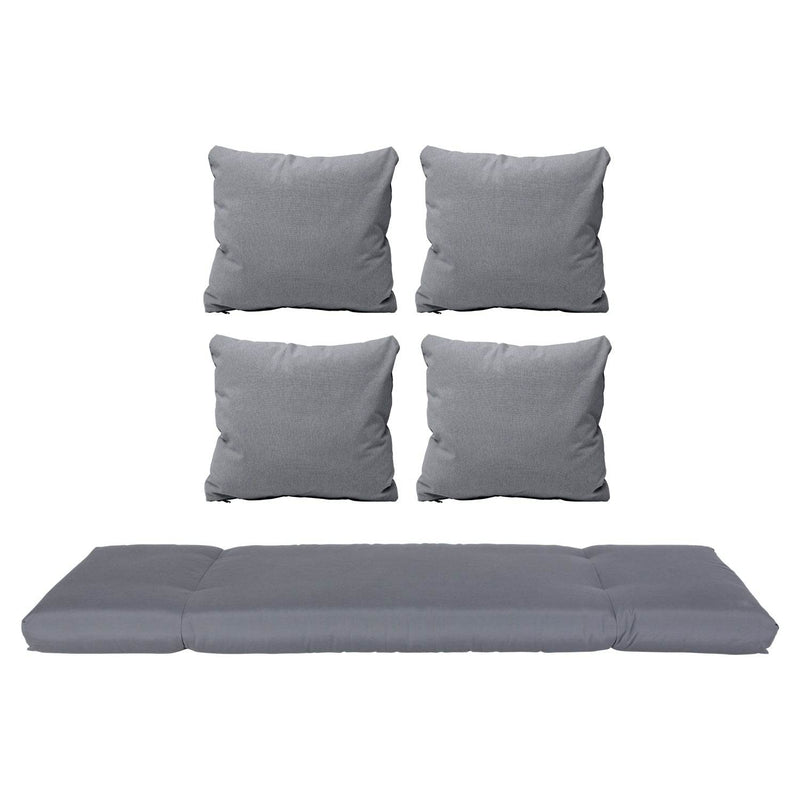Spunpoly Gray Outdoor Cushion Slipcover Replacement for Seating of Carlota Outdoor Convertible Sofa Daybed - Cambridge Casual