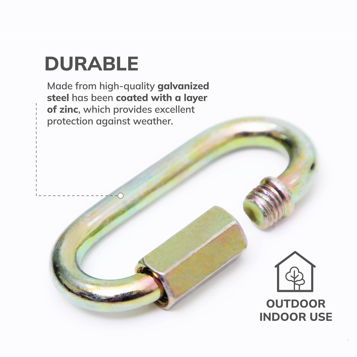 Outdoor 2-Set Galvanized Steel Chains Porch Swing Only – Cambridge Casual