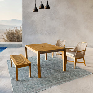 Sydney Teak Wood 4 Pieces Outdoor Dining Set