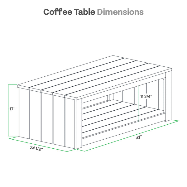 Hans Teak Wood Outdoor Coffee Table