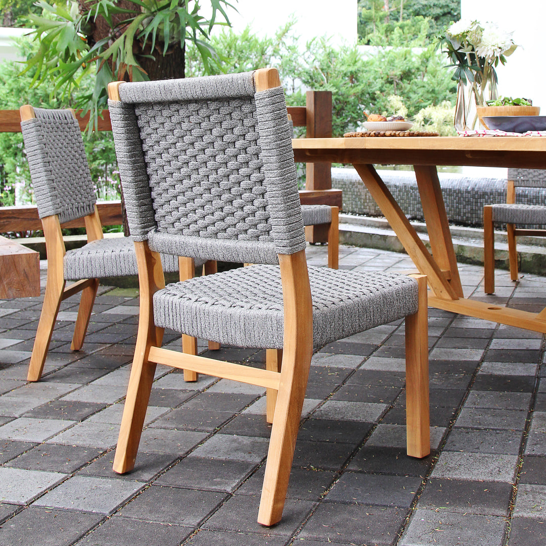 [DETAILS] Zephyr Teak Wood Outdoor Dining Chair