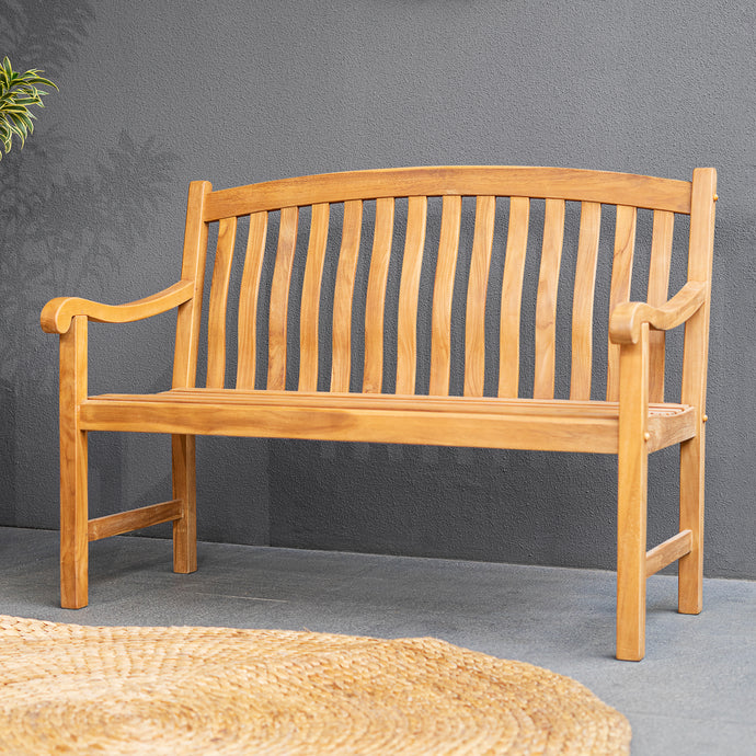 [DETAILS] Vermont Teak Wood Outdoor Bench - Cambridge Casual