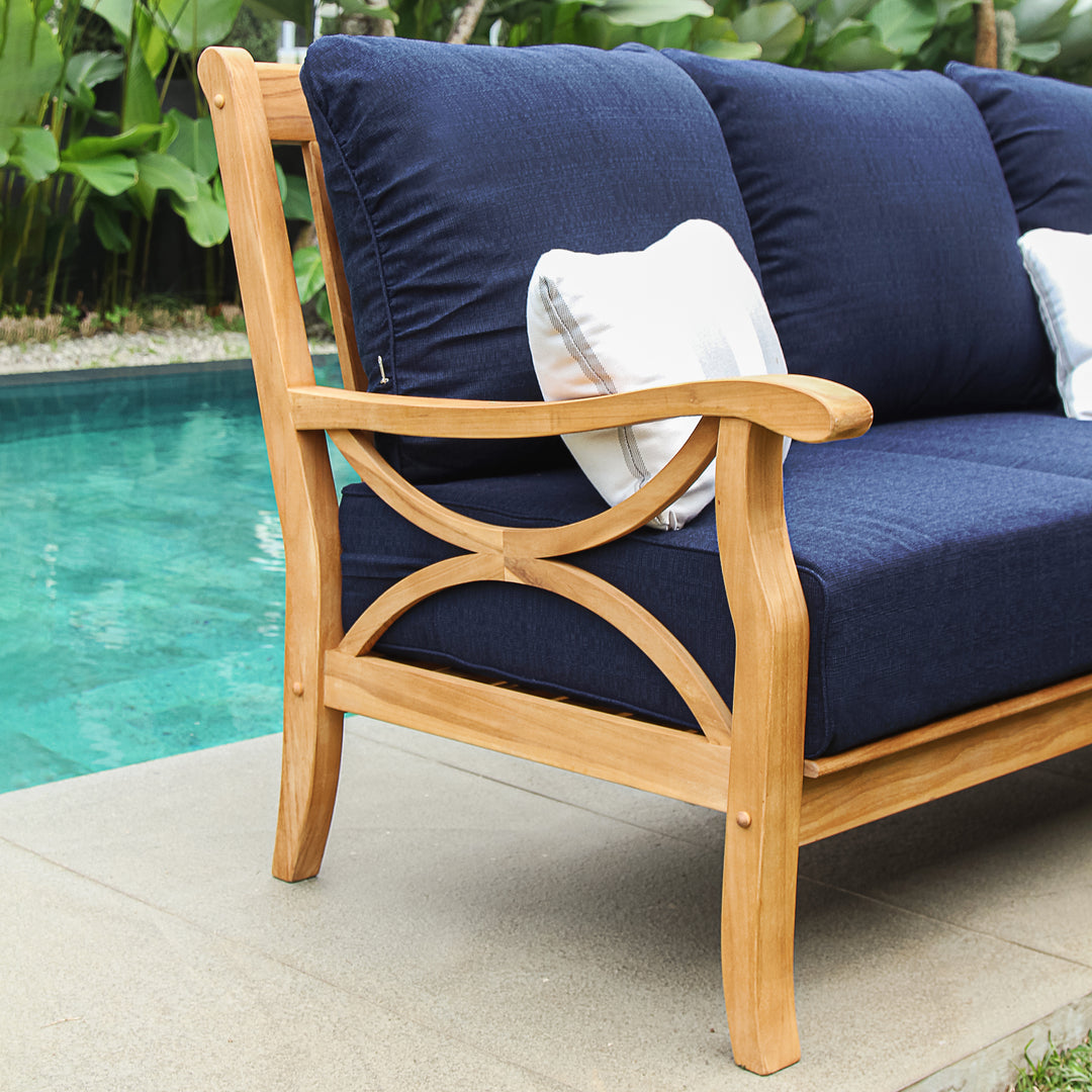 [DETAILS] Abbington Teak Wood Patio Sofa