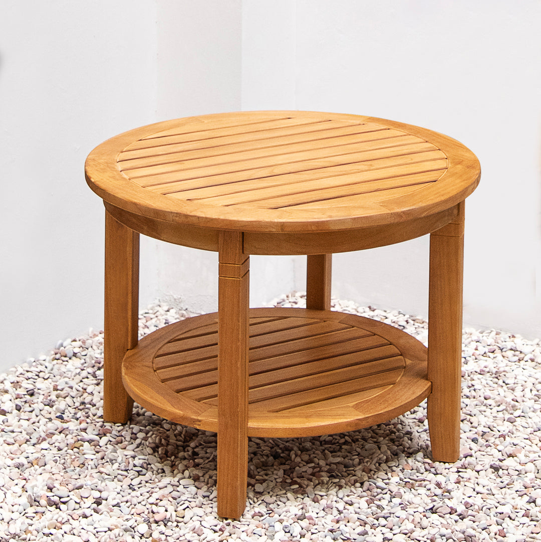 [DETAILS] Mosko Teak Wood Outdoor Side Table