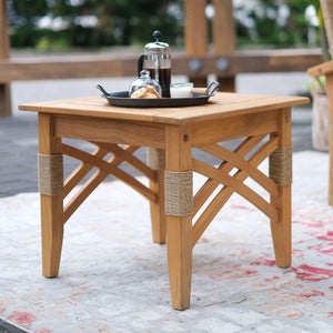 Carmel Teak Wood Patio Side Table