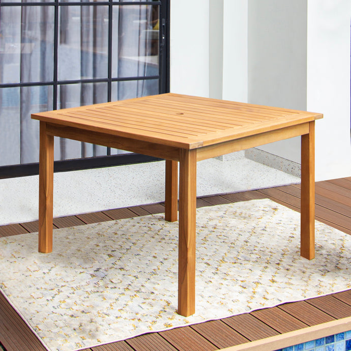 Abbington Teak Wood Patio Dining Table