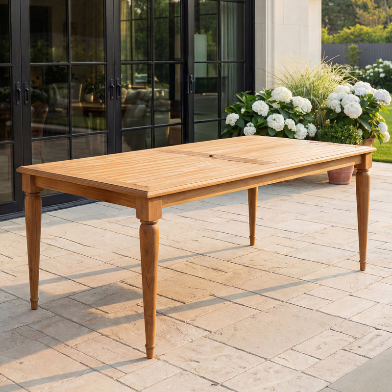 Livingston Teak Wood Outdoor Dining Table
