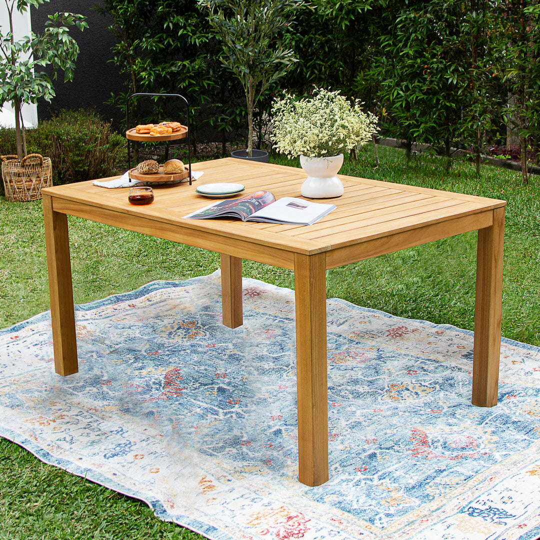 [DETAILS] Eden Teak Wood Outdoor Dining table