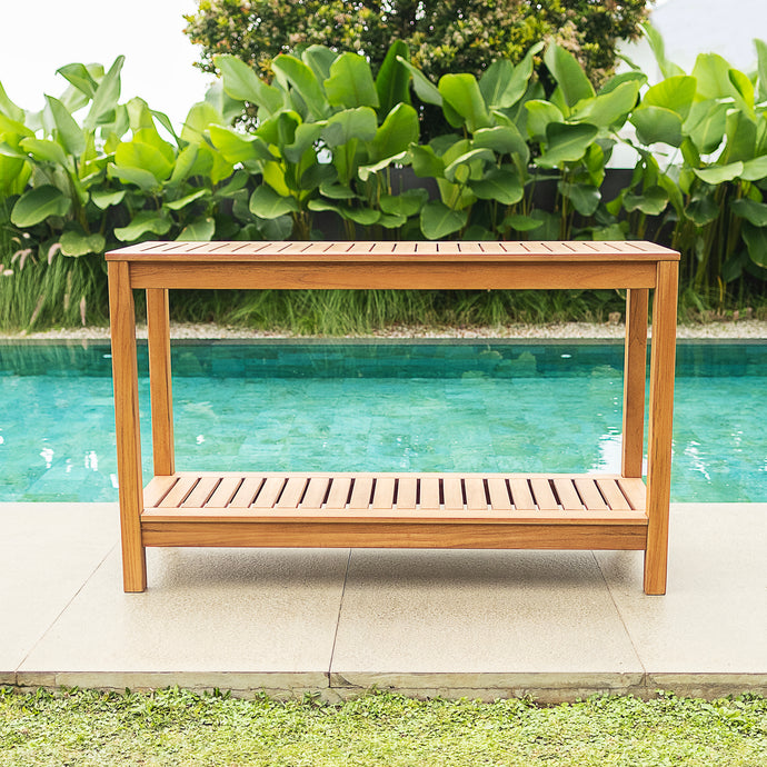 Logan Teak Wood Outdoor Console Table