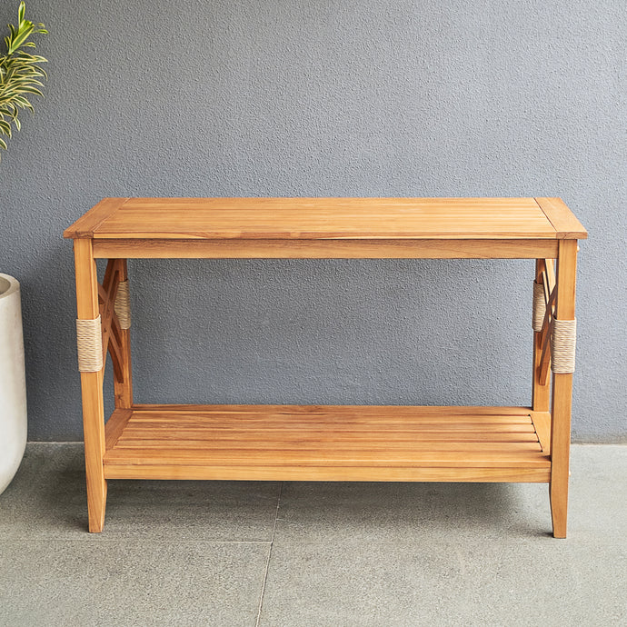 Carmel Teak Wood Outdoor Console Table