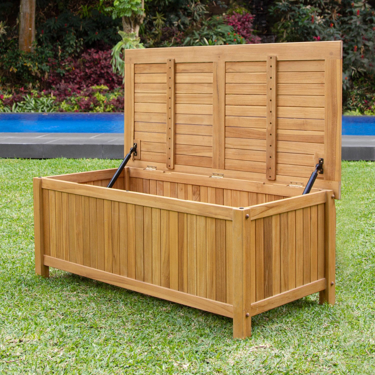 Cambridge-Casual AMZ-370218T Arie Teak Storage Box