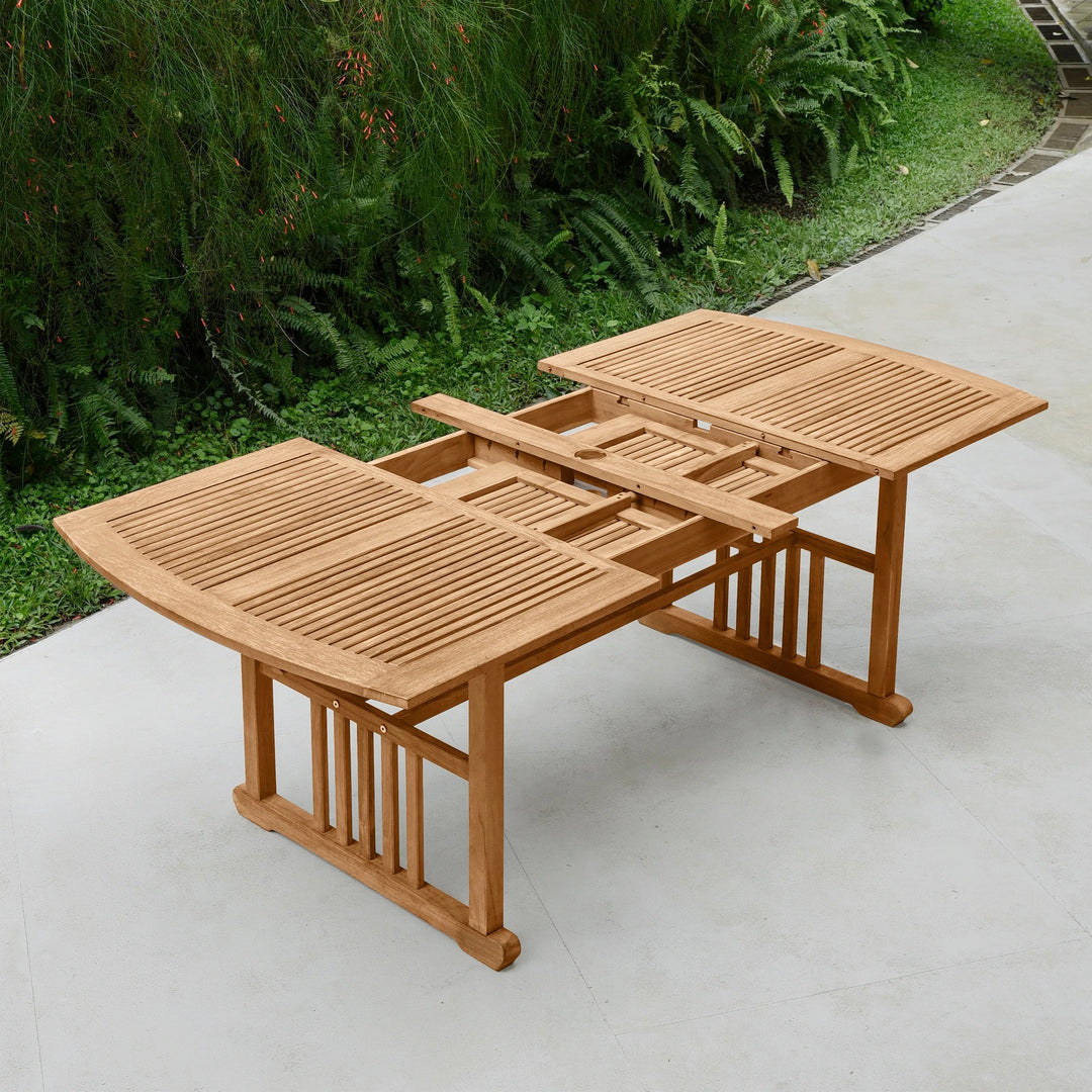 [DETAILS] Caterina Teak Wood Outdoor Dining Table