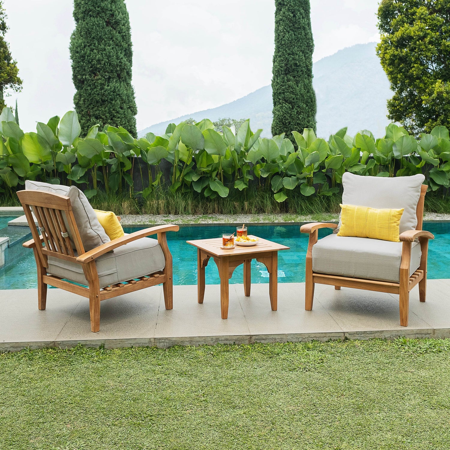 Teak Patio Patio Furniture Conversation Sets Porch Conversation