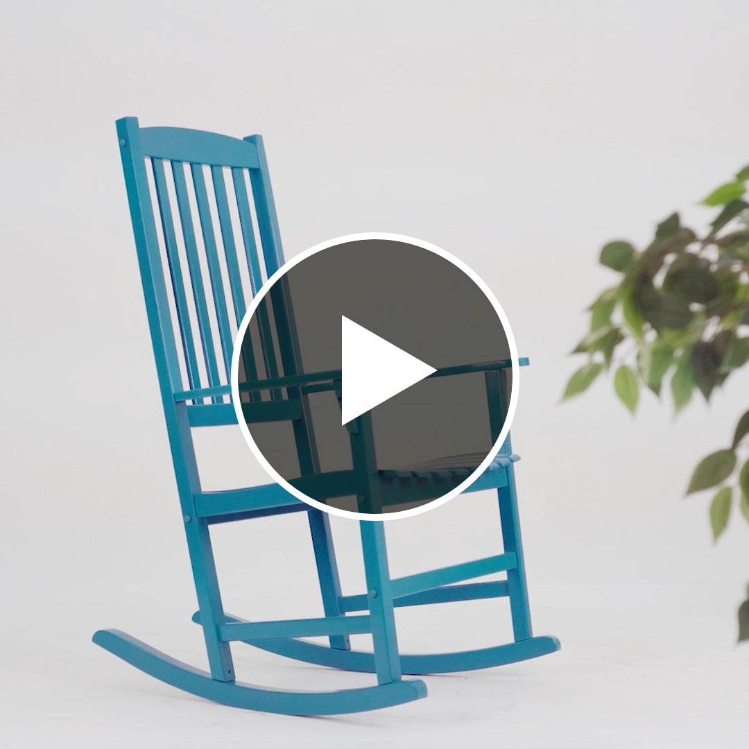 Blue Outdoor Rocking Chairs Freestyle Rocker Chair | Camping Rocking