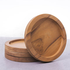 Teak Coaster Set of 4