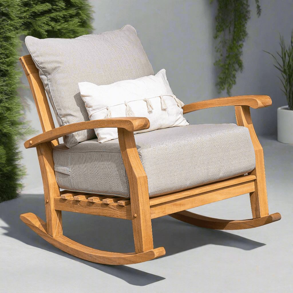 Wooden rocking chair cover hotsell