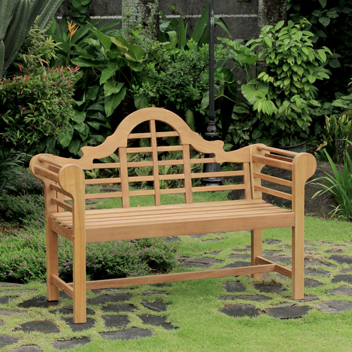 Lutyens Teak Wood 4 Feet Outdoor Bench - Cambridge Casual [DETAILS]