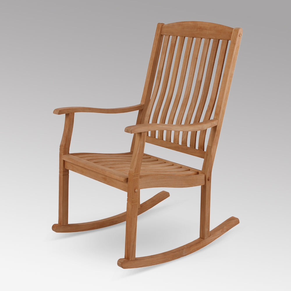 [DETAILS] Richmond Teak Wood Porch Rocking Chair - Cambridge Casual