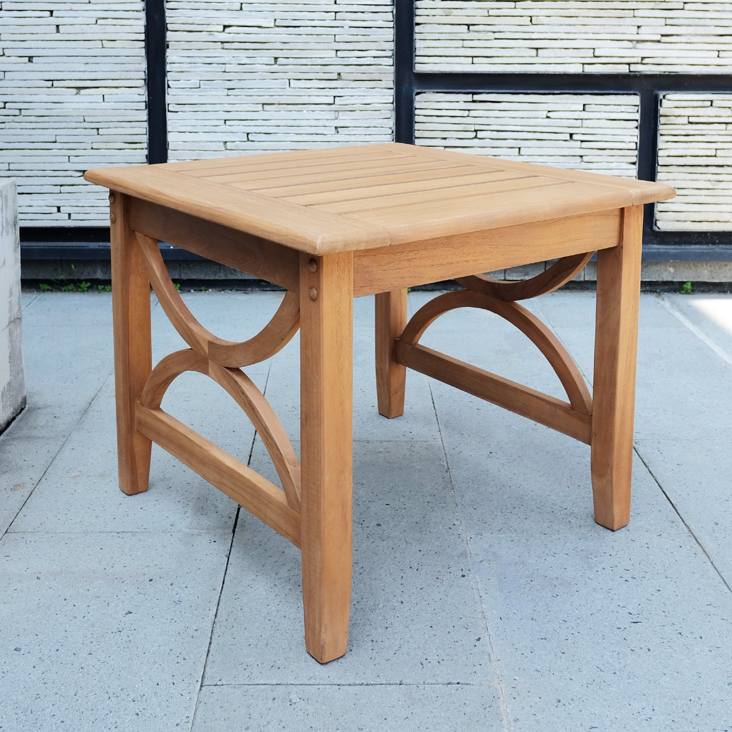 Abbington Teak Wood Outdoor Side Table - Cambridge Casual