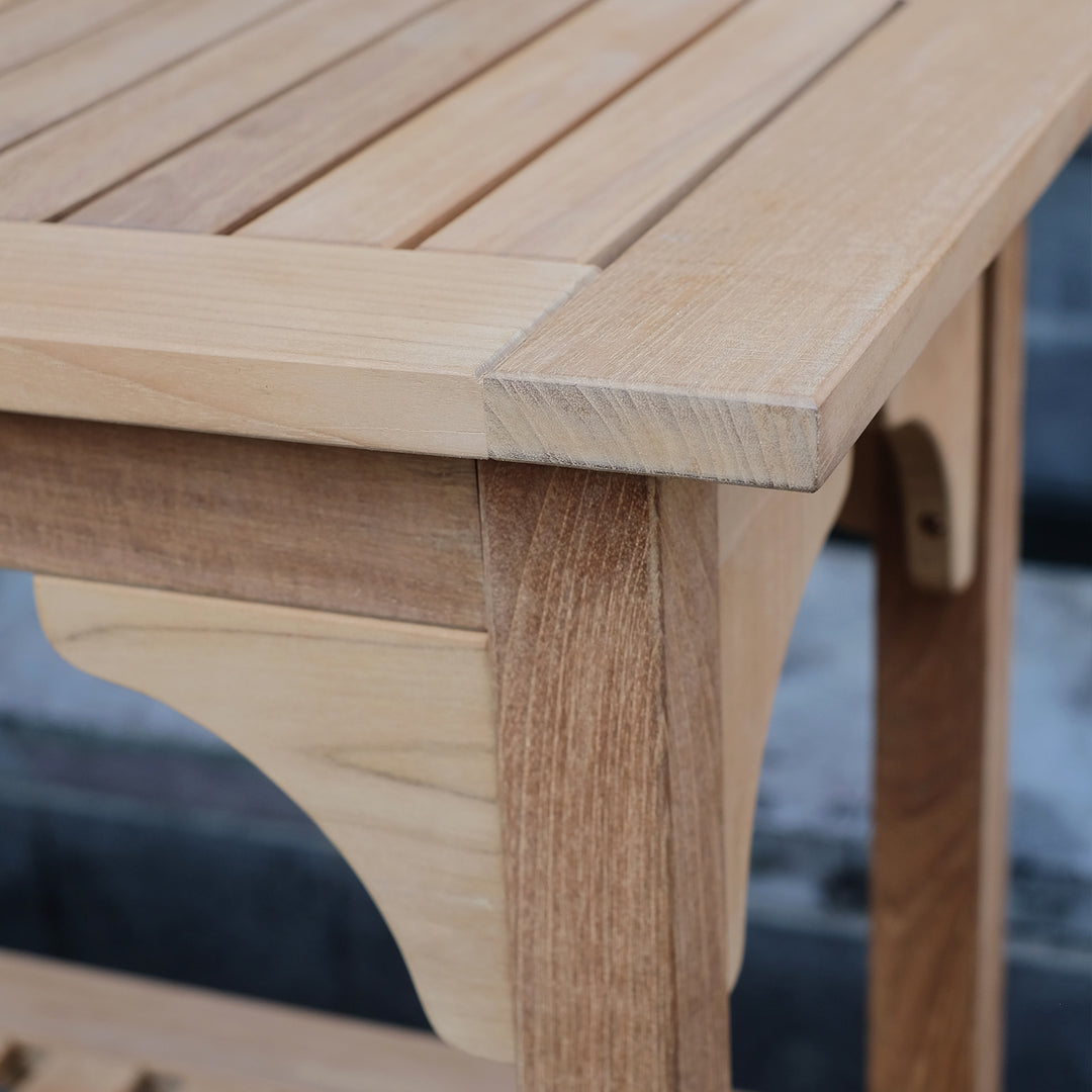 [DETAILS] Caterina Teak Wood Outdoor Console Table - Cambridge Casual