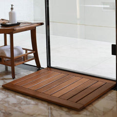 Dussi Teak Wood Shower Mat