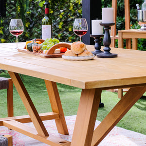 Carmel Teak Wood Outdoor Dining Table