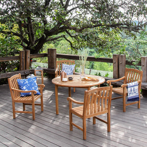 Vermont Teak Wood Outdoor Dining Chair - Cambridge Casual