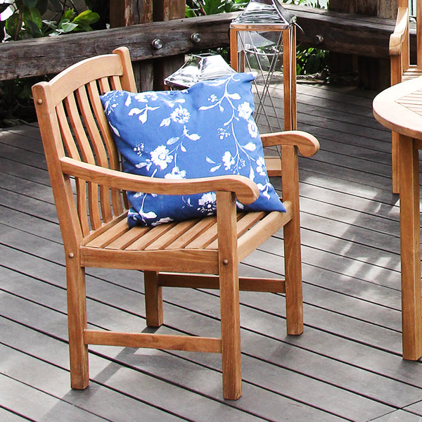 Vermont Teak Wood Outdoor Dining Chair - Cambridge Casual