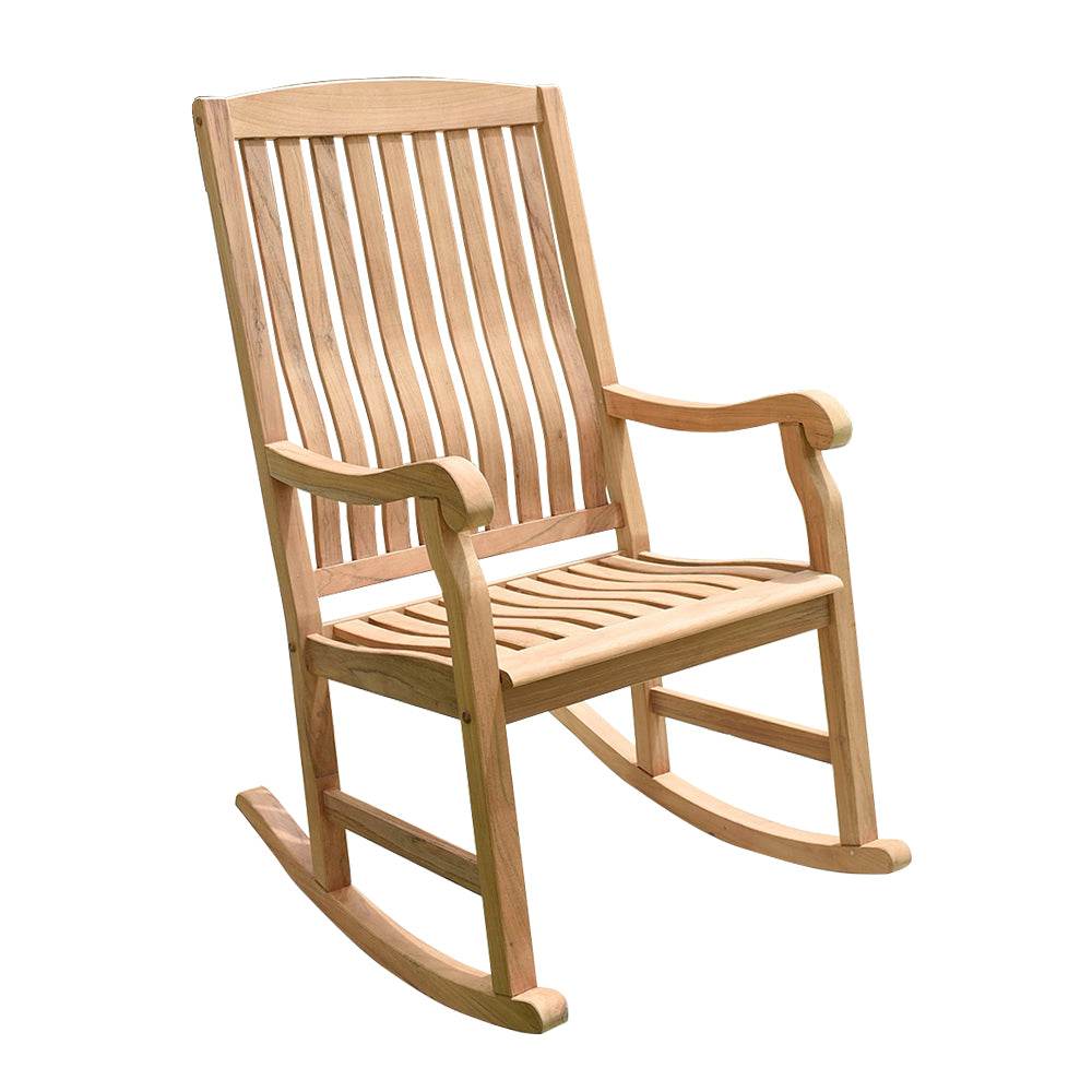 Teak Wood Outdoor Porch Rocking Chair | Cambridge Casual