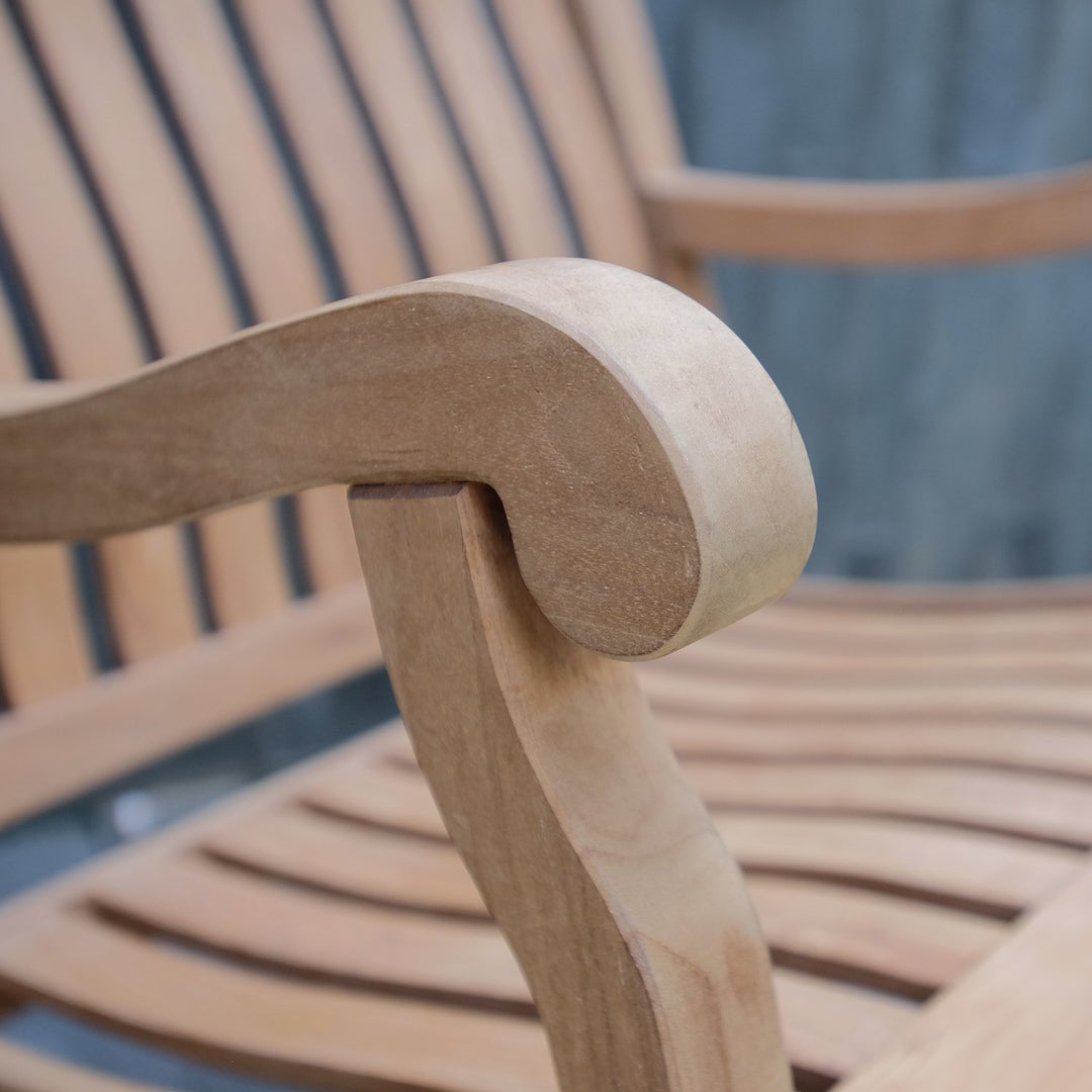 Vermont Teak Wood Porch Rocking Chair - Cambridge Casual [DETAILS]