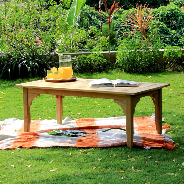 Caterina Teak Wood Outdoor Coffee Table - Cambridge Casual