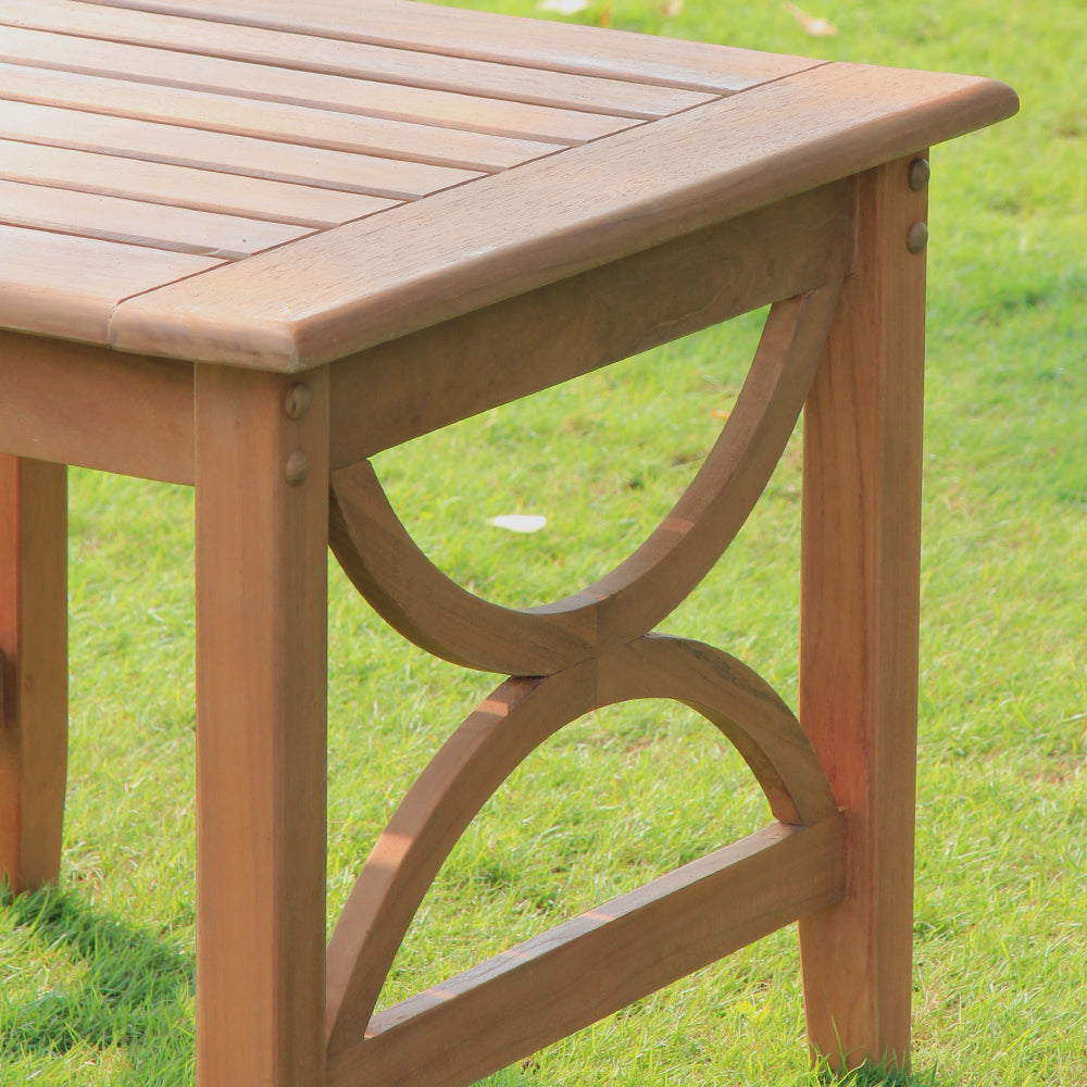 Abbington Teak Wood Outdoor Side Table - Cambridge Casual [DETAILS]