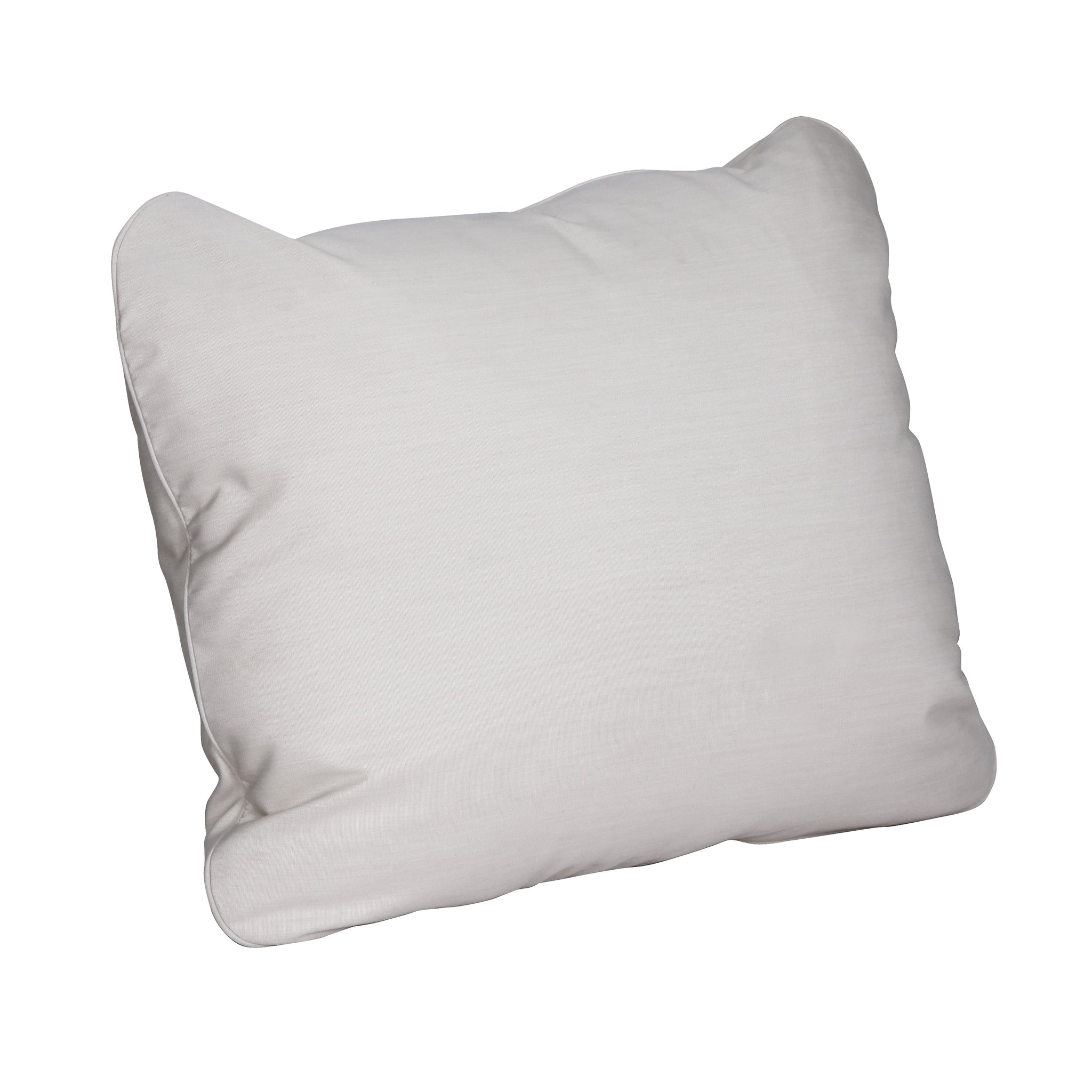 Sunbrella Canvas White Indoor/Outdoor Pillow Cover with Pillow Insert –  FoamRush